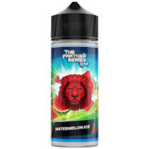 A 16 oz plastic bottle of e-liquid on a plain white background. The bottle has a black cap and a colorful label featuring a red watermelon graphic and the brand name 'The Brother Summer'.