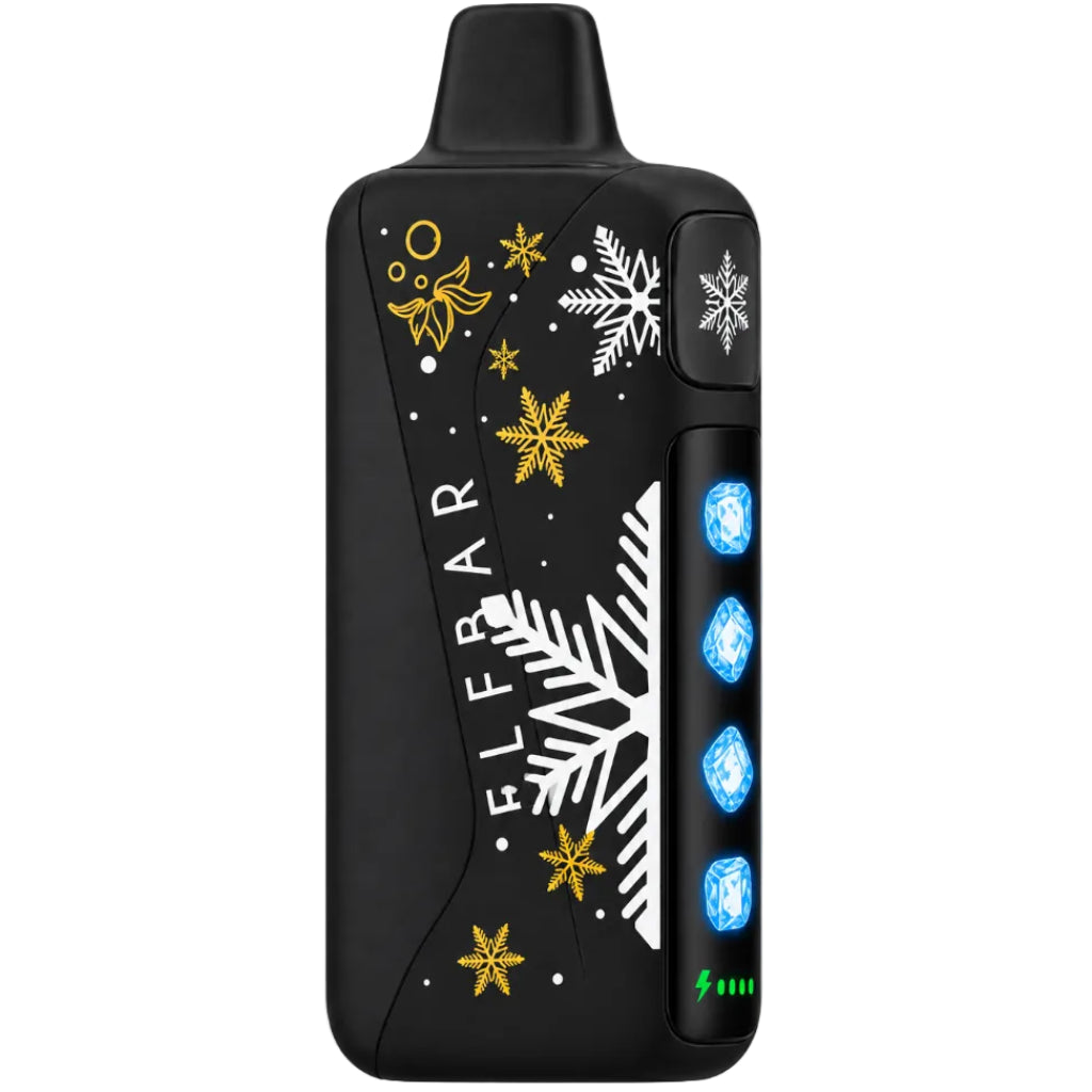 Elf Bar Ice King Pro vaping device and packaging on a white background
