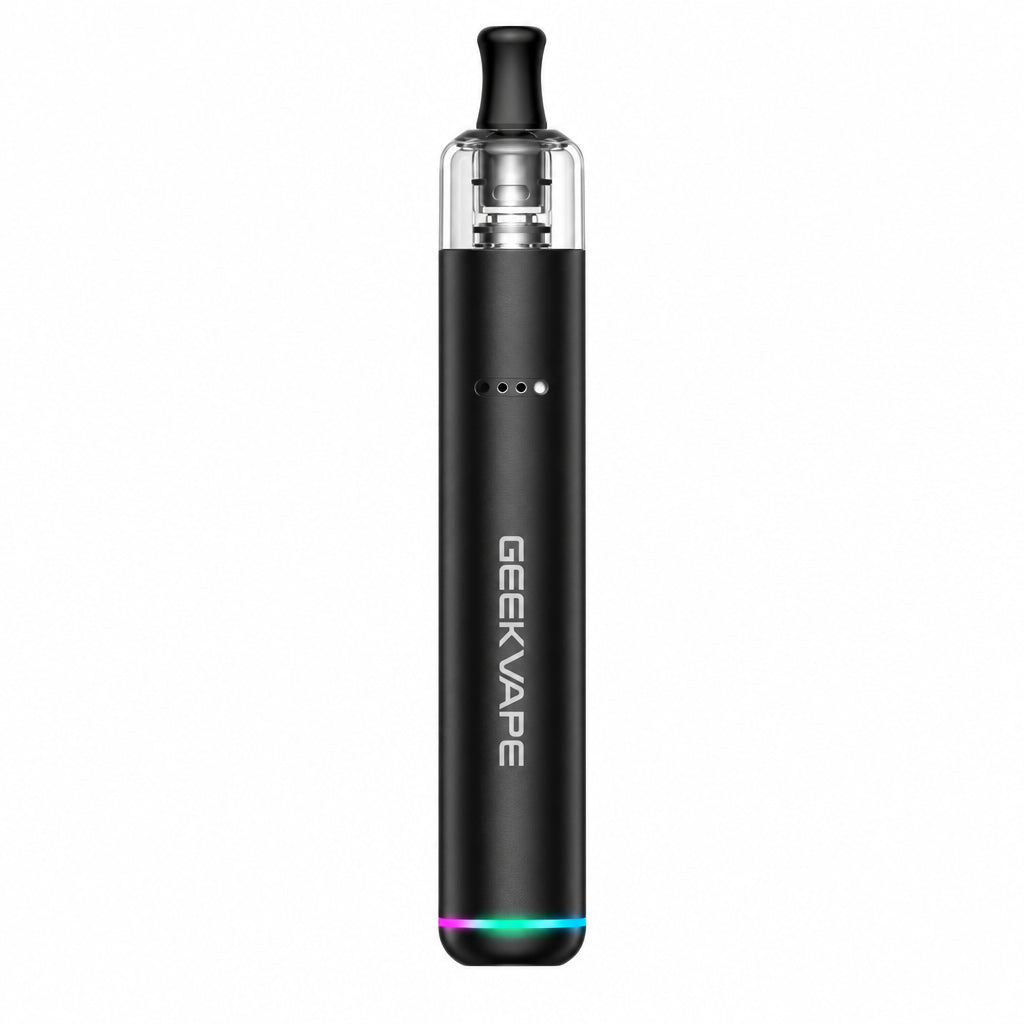 Black Geekvape device on a white background