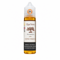 A bottle of Ripe Vapes e-liquid in the 'Coffeetobacco' flavor, featuring a white cap and a label with a tree graphic, set against a plain white background with a soft reflection.